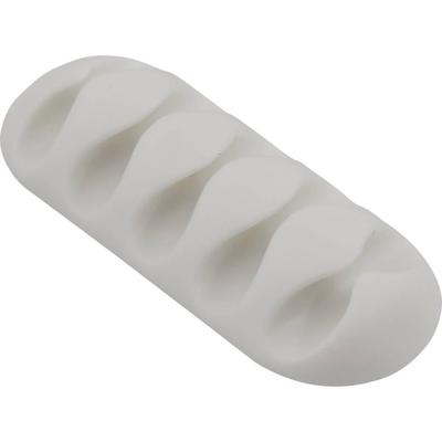 TRU COMPONENTS Kabelhouder Zelfklevend TC-6646540 Bundel-Ø (bereik) 8 mm (max) Wit 1 stuk(s)