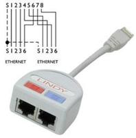 UTP-Adapter LINDY 34002 Grijs - thumbnail