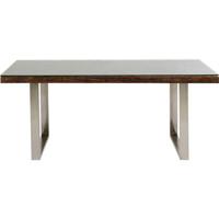 Conley Eettafel 180 X 90 Cm - Hout En Verchroomd Metaal - thumbnail