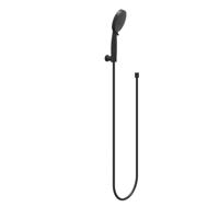 IVY Handdoucheset - verstelbaar - 3 standen - met verstelbare wandsteun - doucheslang 150cm - staafmodel - 120 cm - Mat zwart PED 6901112 - thumbnail
