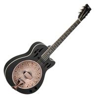 Ortega Americana Series RRG40CE-DBK Resonator Guitar elektrisch-akoestische resonatorgitaar - thumbnail