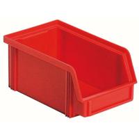 974165 Zichtbak Geschikt voor levensmiddelen (b x h x d) 100 x 77 x 170 mm Rood 40 stuk(s) - thumbnail