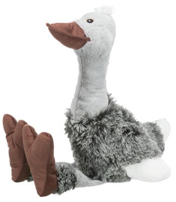 TRIXIE PLUCHE STRUISVOGEL MET GELUID 53 CM