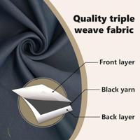 VidaXL Zwart-out gordijnen met ringen 2 pcs antraciet 260 x 140 cm - thumbnail