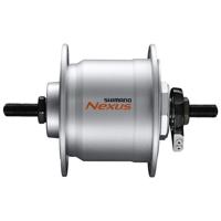 Shimano dynamo naaf 100/36 zilver dh-c3000 6v/3.0w moer - thumbnail