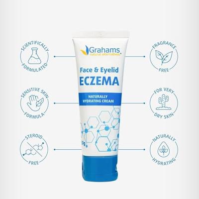 Grahams Gezicht & ooglid eczeem creme 50 Gram