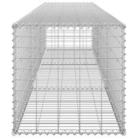 Schanskorfmuur met deksels 300x50x50 cm gegalvaniseerd staal - thumbnail