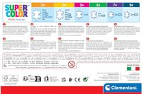 Clementoni legpuzzel super color vierkant hot wheels, 3x48st. - thumbnail