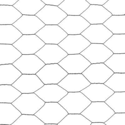 VidaXL Kippengaas 25x1,5 m staal met pvc coating grijs