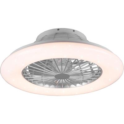 LED Plafondventilator met Verlichting - 39W - Dimbaar RGBW - Mat Titaan