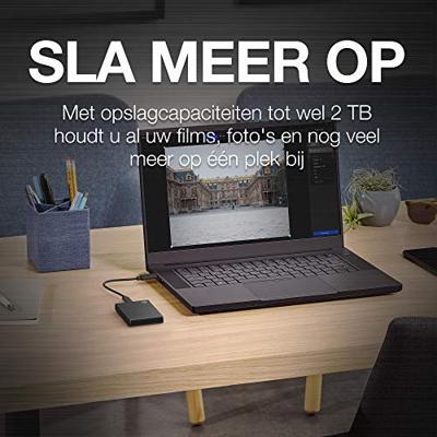 Seagate One Touch STKG1000400 externe solide-state drive 1000 GB Zwart