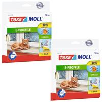 tesa E-PROFIL 05445-00500-00 Afdichtingstape Wit (l x b) 10 m x 9 mm 2 stuk(s) - thumbnail
