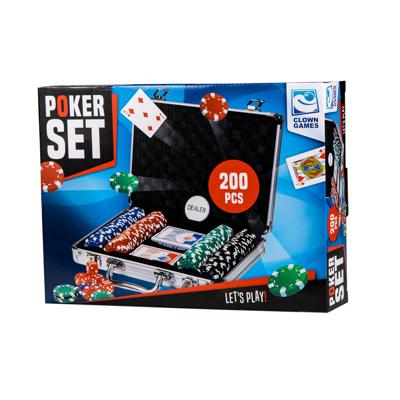 Clown Games Poker set in aluminium koffer