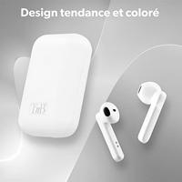 Tnb T'nB Shiny Bluetooth-hoofdtelefoon, draadloos, wit - thumbnail