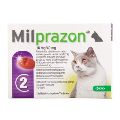 KRKA MILPRAZON ONTWORMINGSTABLETTEN KAT - thumbnail