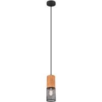 LED Hanglamp - Trion Yosh - E27 Fitting - 1-lichts - Rond - Mat Zwart - Aluminium - thumbnail