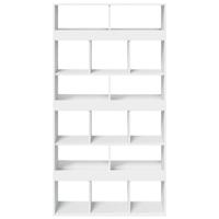 Kamerscherm 100x33x187,5 cm bewerkt hout wit - thumbnail