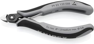 Knipex 79 22 120 ESD 79 22 120 ESD ESD Zijkniptang Zonder facet 120 mm - thumbnail