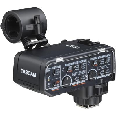 Tascam CA-XLR2d-F XLR microfoon adapter voor Fujifilm