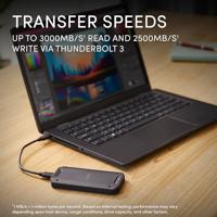 SanDisk Professional PRO-G40 4 TB Externe SSD harde schijf USB-C Zwart SDPS31H-004T-GBCND - thumbnail