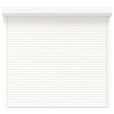 Rolluik 160x150 cm aluminium wit