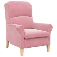 Fauteuil Roze 76 x 94 x 102 cm Fluweel - thumbnail