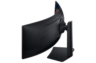 Samsung PC-monitor Odyssey G91F 49 inch 144 Hz, 1 ms, gebogen VA-paneel 1000R, DWQHD: 5120 x 1440, 2500:1, AMD FreeSync Premium Pro, Auto Source Switch +, verstelbare standaard, DisplayPort, HDMI