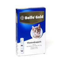 Bolfo Gold Vlooiendruppels Kat - Tot 4 kg - 40 mg 4 pipetten - thumbnail