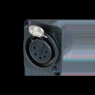 Neutrik Neutrik XLR 5 Chassis male inbouwplug met vergendeling