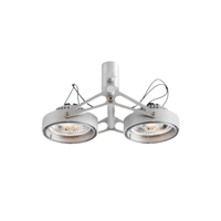 Astro - Minima Slimline Square Fixed Fire-Rated IP65 mat zwart Spot / Plafondlamp - thumbnail