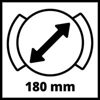 Einhell CC-PO 1110/1/2 E 2093233 Accessoireset polijstkussen/polijstschijf 180 mm - thumbnail
