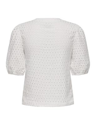 Only Onlelisa S/s O-neck Top Box Jrs T-shirts Cloud Dancer