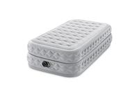Intex 64488ND Twin Supreme Air-Flow 1-Persoons Luchtbed 191x99x51 cm + Ingebouwde Pomp Grijs - thumbnail