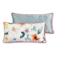 Descanso sierkussen Annabelle 60 x 30 cm polyester wit - thumbnail