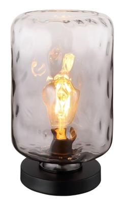 Globo Design tafellampDarina smoke glas - 16046TS