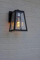 Lutec Strakke wandlampFia zwart - 5290903012 - thumbnail
