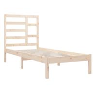 Bedframe massief hout 90x190 cm - thumbnail