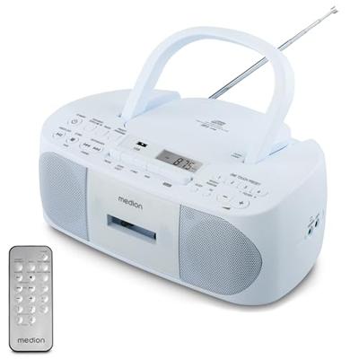 CD K7 Radio - MEDION - FM - 2x3W RMS - Blauw