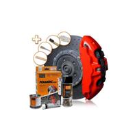 Verfset Foliatec FO2194 Wielklemmen Rood - thumbnail