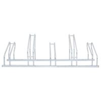 VidaXL Fietsenstandaard voor 5 fietsen vrijstaand gegalvaniseerd staal - thumbnail