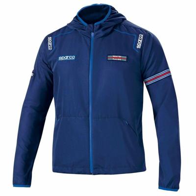 Windcheater Jas Sparco Martini Racing Blauw L Windcheater Jas Sparco Martini Racing Blauw L