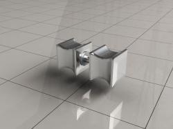 Wiesbaden losse deurknop type 5 chroom