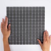 Mozaiek London Vierkant Zwart 2,3x2,3 - thumbnail