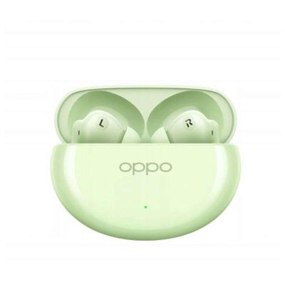 OPPO Enco Air4 Draadloze hoofdtelefoon met surround sound, actieve ruisonderdrukking, 12 uur batterijduur, lage latentie voor gaming en weerstand, IP55, groen