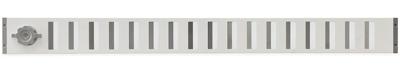 Aluminium Afsluitbaar Schuifrooster Opbouw 1000 X 90mm - Wit