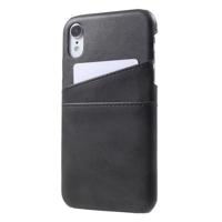 Casecentive Leren Wallet back case iPhone XR zwart - thumbnail