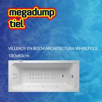 Architectura Whirlpool 180X80X50 cm Sportpakket Deluxe Villeroy en Boch - thumbnail