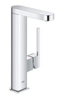 GROHE Plus waterbesparende wastafelkraan L-size met gladde body met push open waste met uittrekbare uitloop chroom 23844003 - thumbnail