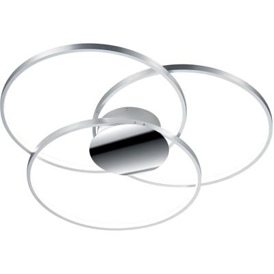 Dimbare LED Plafondlamp 40W - Warm Wit 3000K - Mat Grijs Aluminium