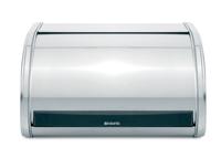 Brabantia broodtrommel met schuif staal - thumbnail